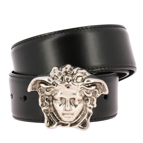 cintura uomo con borchie versace|Versace Belts for Men .